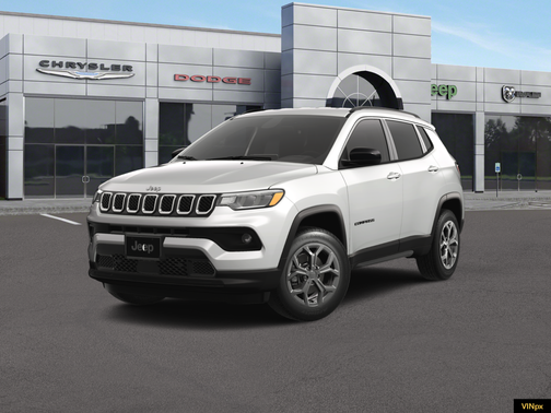 Bright White Clearcoat 2024 Jeep Compass Latitude