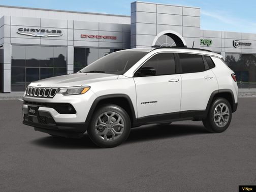 Bright White Clearcoat 2024 Jeep Compass Latitude