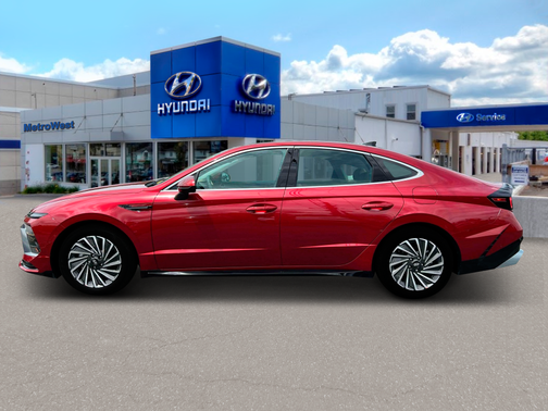 Ultimate red 2025 Hyundai SONATA Hybrid Limited