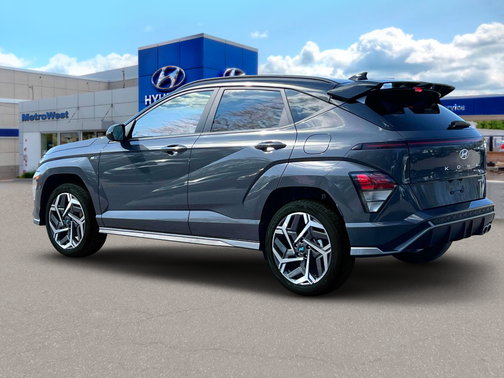 Ecotronic Gray Pearl w/Black Roof 2024 Hyundai KONA N Line