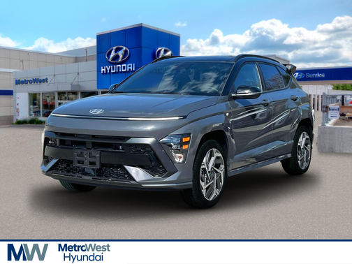 Ecotronic Gray Pearl w/Black Roof 2024 Hyundai KONA N Line