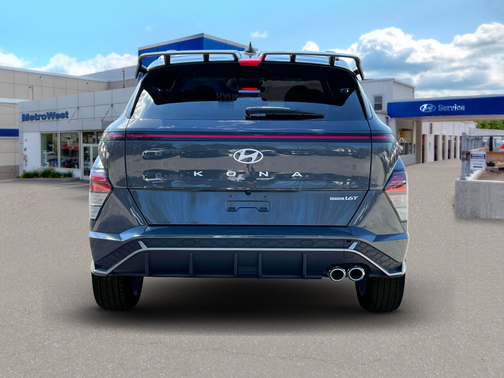 Ecotronic Gray Pearl w/Black Roof 2024 Hyundai KONA N Line