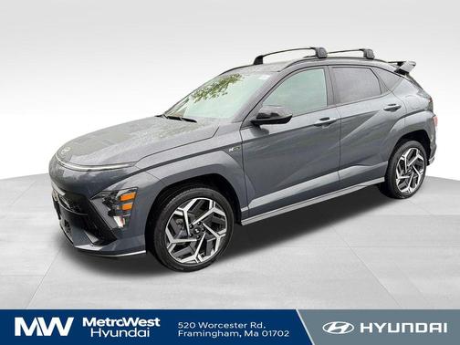 Ecotronic Gray Pearl w/Black Roof 2024 Hyundai KONA N Line