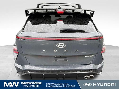 Ecotronic Gray Pearl w/Black Roof 2024 Hyundai KONA N Line