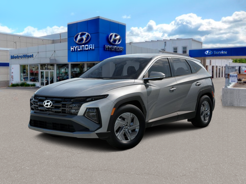 Shimmering Silver 2026 Hyundai TUCSON Hybrid Blue SE