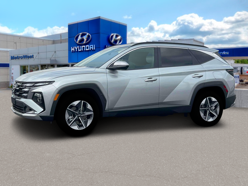 Shimmering Silver 2025 Hyundai TUCSON Hybrid SEL Convenience