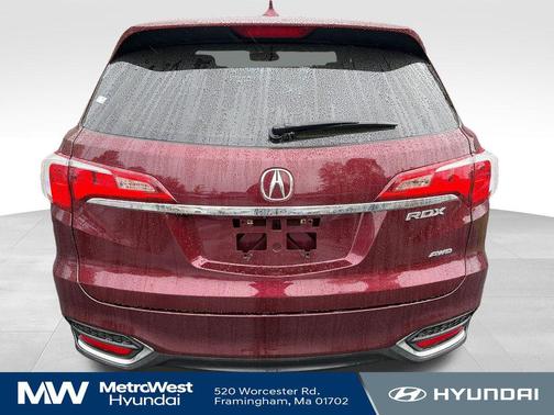 Basque Red Pearl II 2018 Acura RDX Technology Package