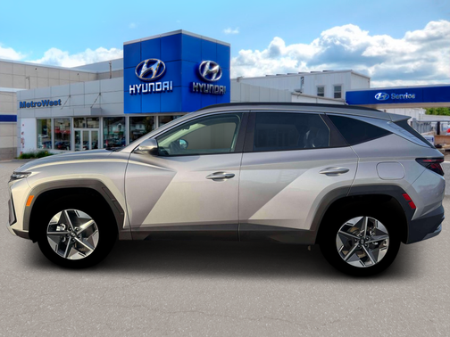 Shimmering Silver 2026 Hyundai TUCSON Hybrid SEL