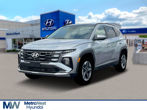 Shimmering Silver 2025 Hyundai TUCSON Hybrid SEL Convenience