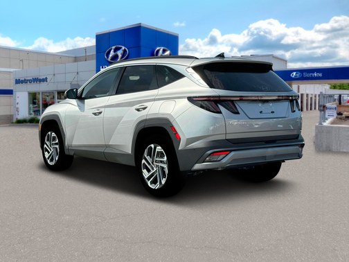 Shimmering Silver 2025 Hyundai TUCSON Limited