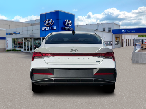 Serenity White 2026 Hyundai ELANTRA HEV Blue