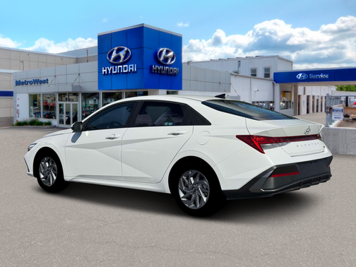 Serenity White 2026 Hyundai ELANTRA HEV Blue