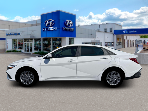 Serenity White 2026 Hyundai ELANTRA HEV Blue