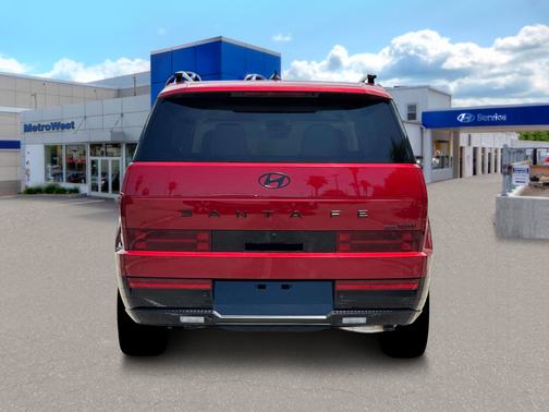 Ultimate Red 2026 Hyundai SANTA FE HEV Calligraphy