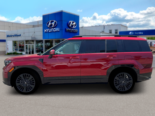 Ultimate Red 2026 Hyundai SANTA FE HEV Calligraphy