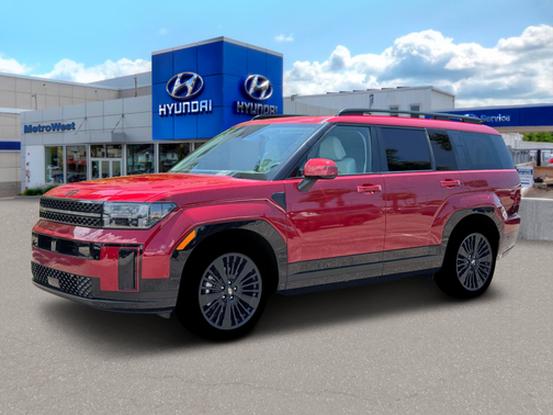Ultimate Red 2026 Hyundai SANTA FE HEV Calligraphy