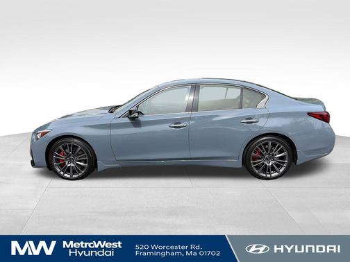 Slate Gray 2023 INFINITI Q50 3.0t RED SPORT 400