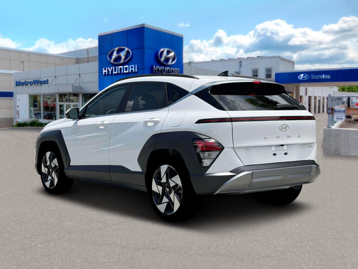 Atlas White 2026 Hyundai KONA Limited