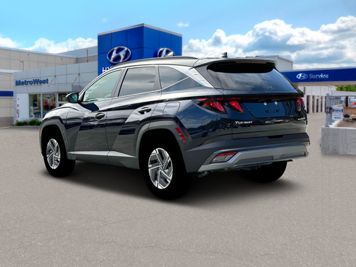 Deep Sea 2025 Hyundai TUCSON Hybrid Blue