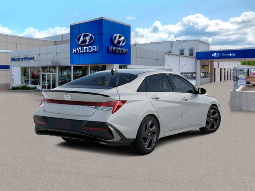Serenity White 2026 Hyundai ELANTRA Sport