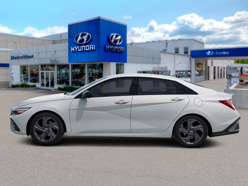 Serenity White 2026 Hyundai ELANTRA Sport