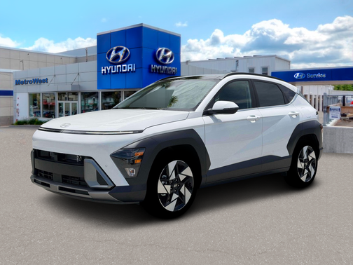 Atlas White 2026 Hyundai KONA Limited