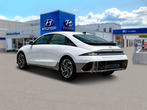 Serenity White 2025 Hyundai IONIQ 6 SEL