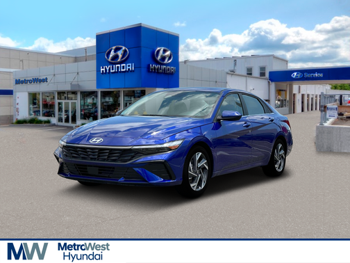 Intense Blue 2024 Hyundai ELANTRA SEL