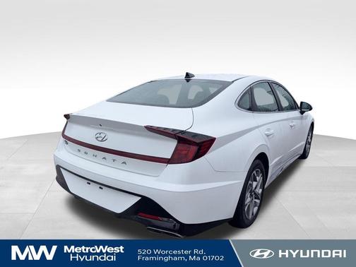 Quartz White 2022 Hyundai SONATA SEL