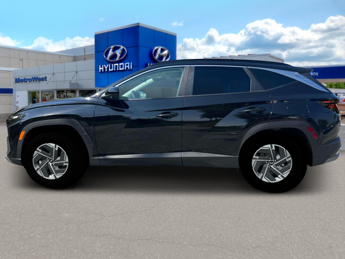 Ash Black 2025 Hyundai TUCSON Hybrid Blue