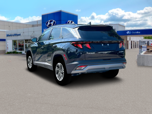 Ash Black 2025 Hyundai TUCSON Hybrid Blue