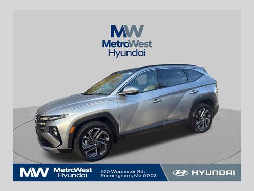Shimmering Silver 2025 Hyundai TUCSON Hybrid Limited