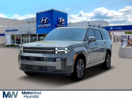 Hampton Gray 2026 Hyundai SANTA FE HEV Calligraphy