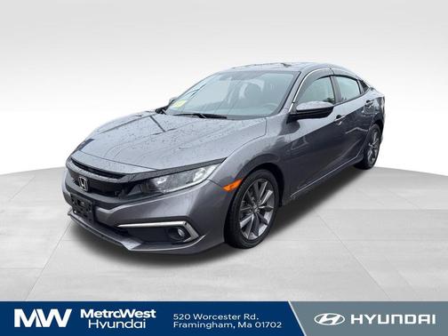 Modern Steel Metallic 2019 Honda Civic EX-L