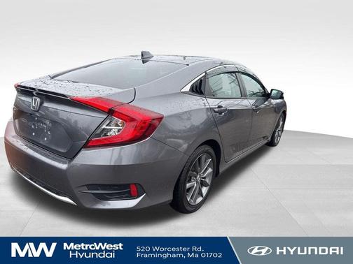 Modern Steel Metallic 2019 Honda Civic EX-L