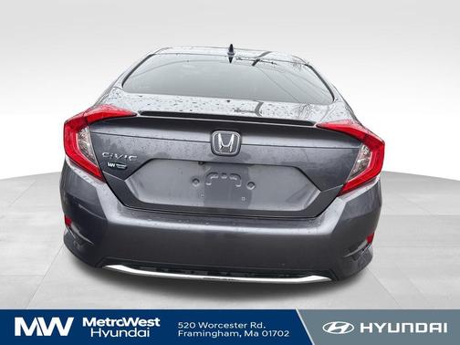 Modern Steel Metallic 2019 Honda Civic EX-L