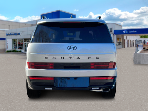 Shimmering Silver 2025 Hyundai SANTA FE Calligraphy