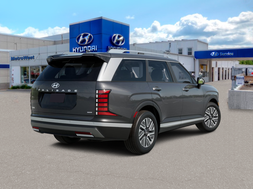 Ecotronic Gray Pearl 2026 Hyundai Palisade Hybrid SEL 7P