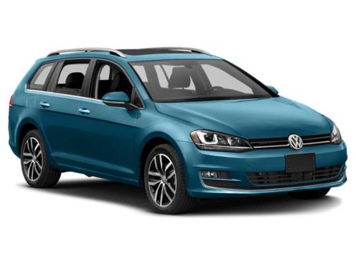 Platinum Gray Metallic 2015 Volkswagen Golf SportWagen TSI SEL 4-Door