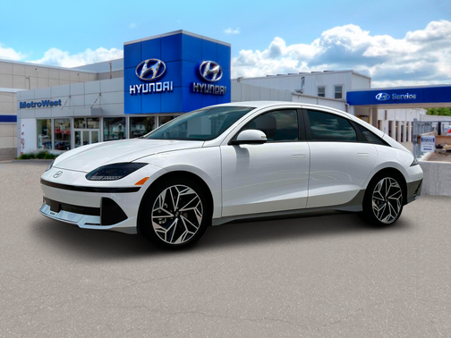 Serenity White 2025 Hyundai IONIQ 6 SEL