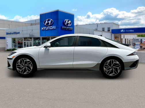 Serenity White 2025 Hyundai IONIQ 6 SEL