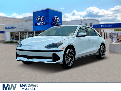 Serenity White 2025 Hyundai IONIQ 6 SEL