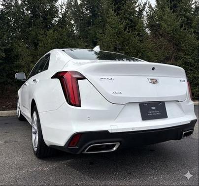 Summit White 2023 Cadillac CT4 Luxury