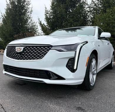 Summit White 2023 Cadillac CT4 Luxury