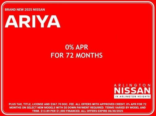 2025 Nissan ARIYA EVOLVE+