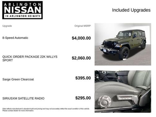 2022 Jeep Wrangler Unlimited Sport