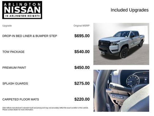 Boulder Gray Metallic 2026 Nissan Frontier SV