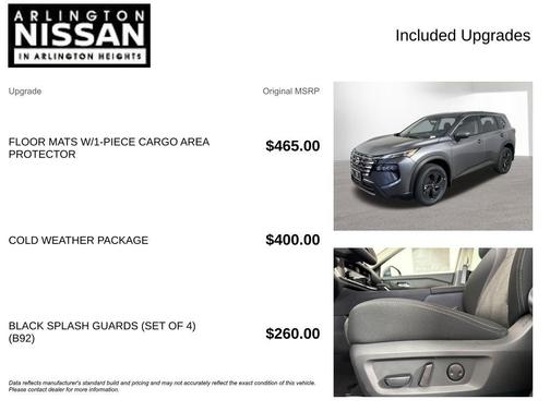 Gun Metallic 2026 Nissan Rogue SV