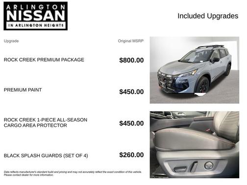 Boulder Gray Metallic 2026 Nissan Rogue Rock Creek