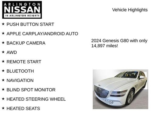 2024 Genesis Electrified G80 Advanced